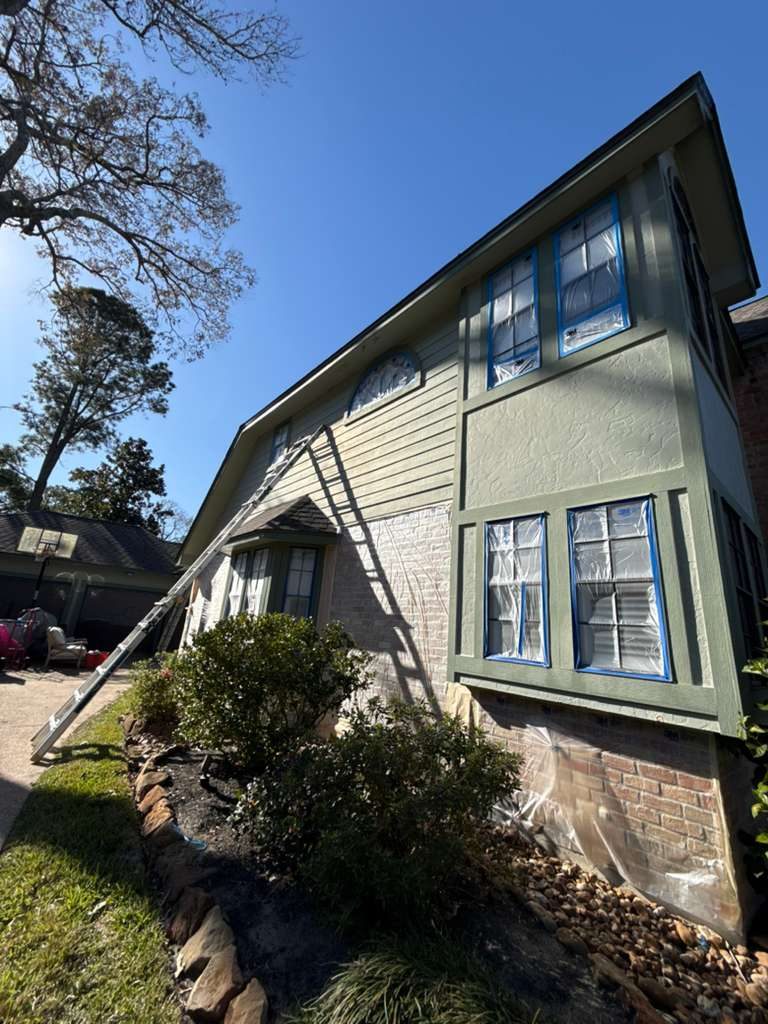 Exterior painting — Before